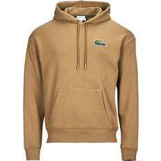Lacoste Unisex Tröjor Lacoste Loose Fit Jogger Hoodie - Brown