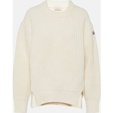 Moncler Dam - Vita Tröjor Moncler Wool sweater white