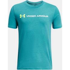 Turkosa Överdelar Under Armour Boy's Youths Team Issue Wordmark T-Shirt Teal Blue/Green years/13 years