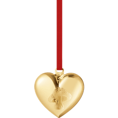 Georg Jensen Heart Gold Julgranspynt 5.4cm