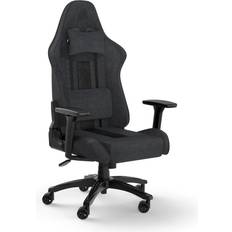 Justerbart armstöd - Tyg Gamingstolar Corsair TC100 RELAXED Gaming Chair - Grey/Black