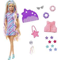 Barbie Dockor & Dockhus Barbie Totally Hair Star Themed Doll HCM88