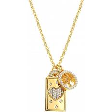 Nomination Talismani Heart Necklace - Gold/Transparent