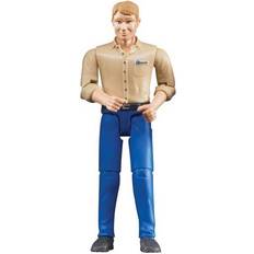 Bruder Plastleksaker Figuriner Bruder Man with Blue Trousers 60006