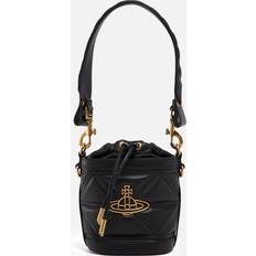Vivienne Westwood Väskor Vivienne Westwood Kitty Small Leather Bucket Bag Black