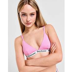 Juicy Couture BH:ar Juicy Couture Cotton Logo Triangle Bra, Pink