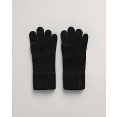 Gant Handskar & Vantar Gant Wool Knit Gloves, Black, ONE