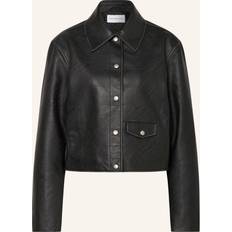 Calvin Klein Dam - Vinterjackor Ytterkläder Calvin Klein Short Faux Leather Jacket Black