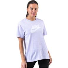 Nike Bomull - Dam - Lila - Långa kjolar T-shirts Nike Nsw Ss Rebel Top Purple