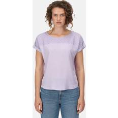Dam - Lila - Viskos T-shirts Regatta Womens Jaida Coolweave Broderie Anglais T Shirt