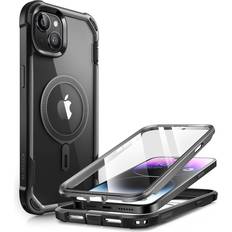 I-Blason Apple iPhone 15 Plus Mobilskal i-Blason AresMag for iPhone 15 Plus Case [6.7 inch] [MagSafe Compatible] Full-Body Dual Layer Anti-Slip Shockproof Rugged Clear Bumper Case with Built-in Screen Protector Black