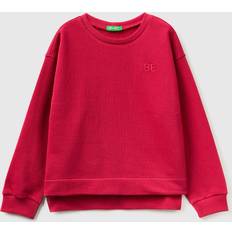 United Colors of Benetton Sweatshirts United Colors of Benetton Sweatshirt With "be" Embroidery, 2XL, Cyclamen, Kids