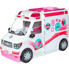 Barbie Stylingdockor Leksaker Barbie Emergency Vehicle Transforms Into Care Clinic with 20+ Pieces