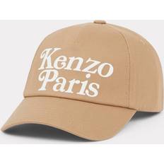 Kenzo Accessoarer Kenzo Dark Beige x Verdy Brand-embroidered Cotton-canvas cap 1SIZE