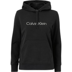 Calvin Klein Dam Överdelar Calvin Klein Hoodie aus Baumwoll-Frottee