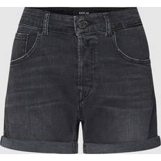 Replay Herr Shorts Replay Dam ANYTA jeansshorts, 097 mörkgrå 28, 097 Mörk grå
