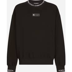 Dolce & Gabbana Herr - Sweatshirts Tröjor Dolce & Gabbana Round-neck sweatshirt with logo