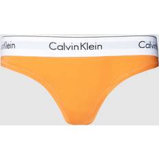 Calvin Klein Orange Underkläder Calvin Klein Modern Cotton Thong Orange