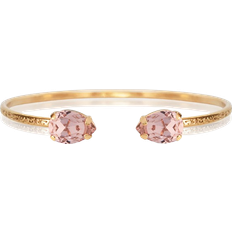 Rosa Armband Caroline Svedbom Drop Bracelet - Gold/Pink
