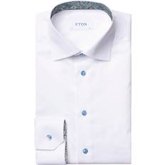 Eton Flanellskjortor - XL Eton Contemporary Fit Business Shirt White