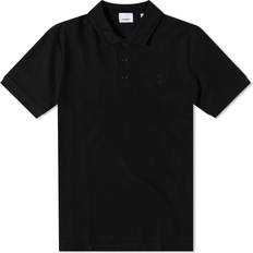 Burberry T-shirts & Linnen Burberry Branded Circle Logo Black Polo Shirt