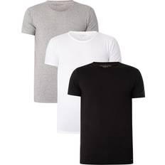 Tommy Hilfiger Stretch T-shirts & Linnen Tommy Hilfiger Essential Cotton T-shirt 3-pack - Black/Grey Heather/White