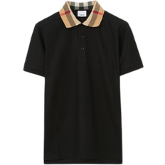 Burberry T-shirts & Linnen Burberry Polo Shirt - Black