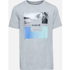 Hurley Pojkar Wave Palm Invert T-shirt, mörkgrå fläckig, En