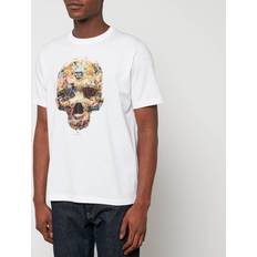 Paul Smith T-shirts & Linnen Paul Smith Men's Skull Sticker T-Shirt White