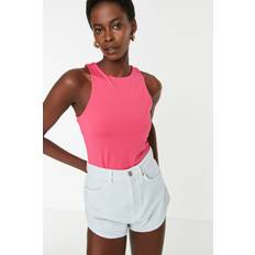 Dam - Rosa Shapewear & Underplagg Trendyol Collection Dam rosa Studs stickad body t-shirt