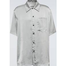 Jil Sander Skjortor Jil Sander Gray Spread Collar Shirt 038 GREY FR