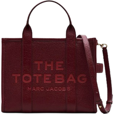 Marc Jacobs Röda Väskor Marc Jacobs The Leather Medium Tote Bag - Cherry