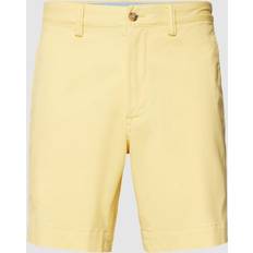 Polo Ralph Lauren Gula Byxor & Shorts Polo Ralph Lauren 8-inch Stretch Straight Fit Twill Short Man Shorts & Bermuda Shorts Yellow Cotton, Elastane