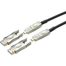 SpeaKa Professional HDMI Adapter cable HDMI-A plug, HDMI-Micro-D plug, HDMI-A plug, HDMI-Micro-D plug