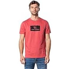 Rip Curl Herr T-shirts & Linnen Rip Curl Hallmark T-shirt tvättad röd