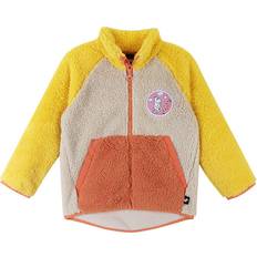 Multifärgade Fleecekläder Reima Kid's Moomin Kramgo Teddy Fleece Jacket - Creamy Yellow