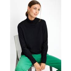 IN FRONT Koftor IN FRONT Camille High Neck Pullover Cardigan/Pullover 15273 Sort XLARGE