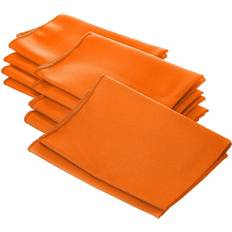 Orange Tygservetter LA Linen 10-Pack Cloth Napkin Orange (45.72x45.72)