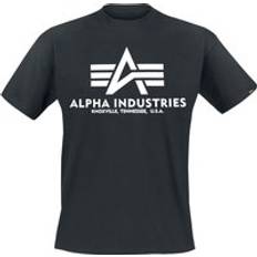 Alpha Industries Svarta T-shirts & Linnen Alpha Industries T-shirt Basic T för Herr svart