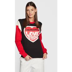 Love Moschino Midiklänningar Kläder Love Moschino Sweatshirt W649101M 4055 Schwarz Regular Fit