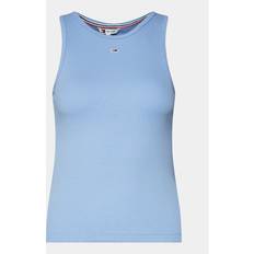 Tommy Hilfiger Dam Linnen Tommy Hilfiger Essential Ribbed Tank Top MODERATE BLUE