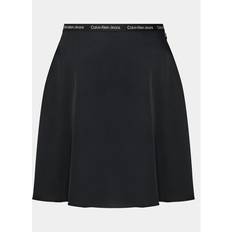 Calvin Klein Kjolar Calvin Klein Logo Tape Mini Skirt Black