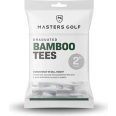Masters Bamboo Graduated Golf Tees 2'' bag 20