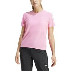 Adidas Dam - Polyester - Rosa T-shirts adidas Own The Run T-shirt Bliss Pink