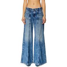 Diesel Dam Byxor & Shorts Diesel Jeans Woman colour Denim