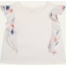 Chloé T-shirts Barnkläder Chloé Girl's Fancy Printed Ruffle-Trim Blouse, 4-14