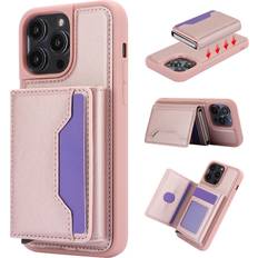 Apple iPhone 15 Plånboksfodral MAULUND Magnetic Detachable Wallet Case for iPhone 15