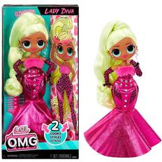 LOL Surprise Docktillbehör Leksaker LOL Surprise OMG Fashion Doll Lady Diva Transforming Fashions & Fabulous Accessories