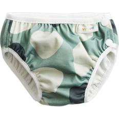M Badkläder ImseVimse Swim Diaper - Green Shapes