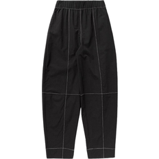 Ganni Dam Byxor Ganni Elasticated Curve Trousers - Black